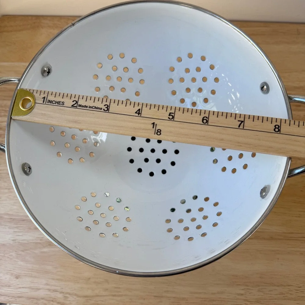 Villeroy & Boch Enamel Colander French Garden Fleurence Fruit Pattern